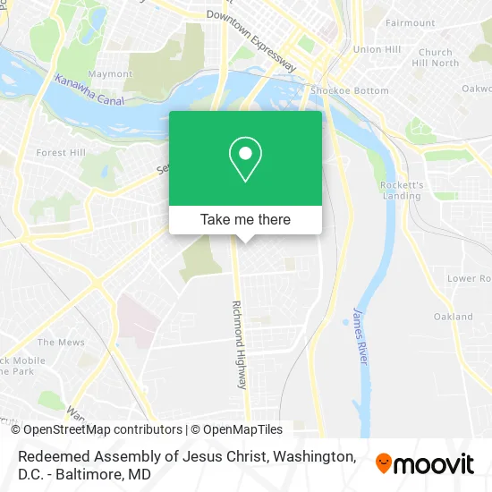 Redeemed Assembly of Jesus Christ map