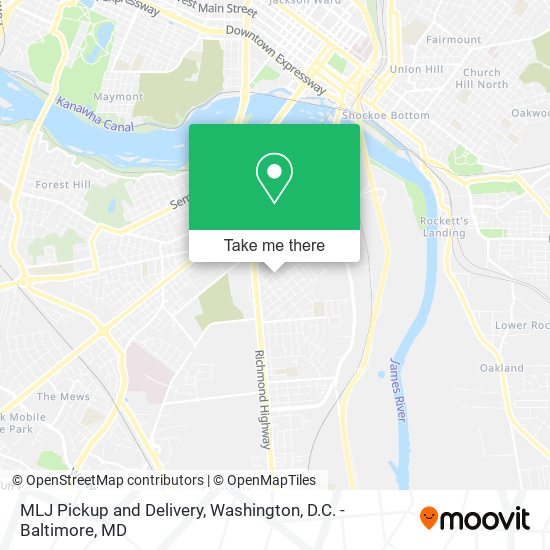 Mapa de MLJ Pickup and Delivery