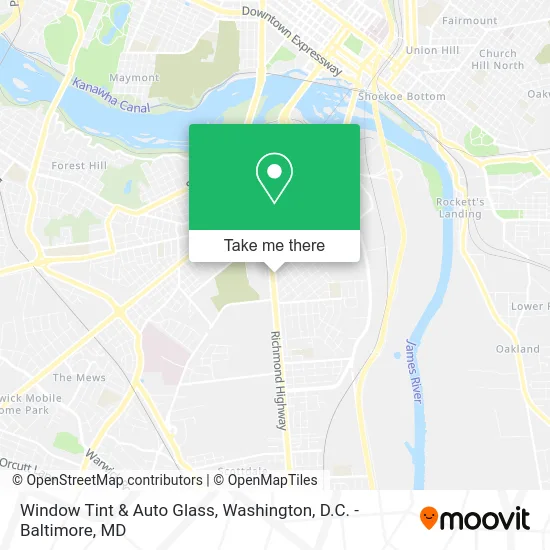 Window Tint & Auto Glass map