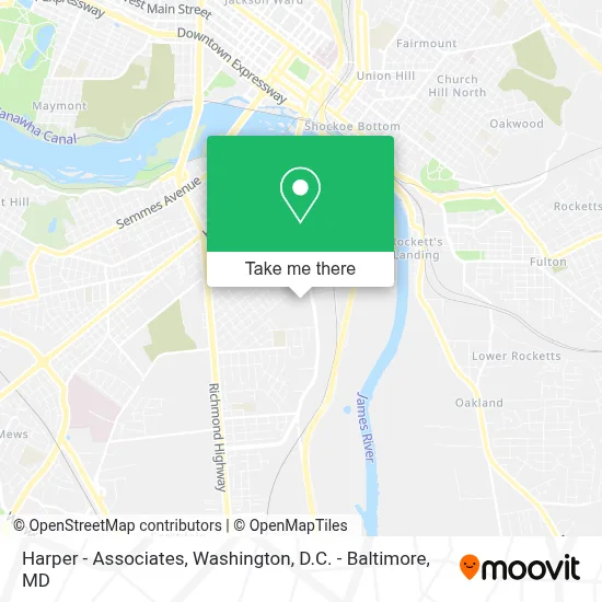 Harper - Associates map