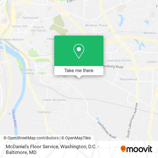 Mapa de McDaniel's Floor Service