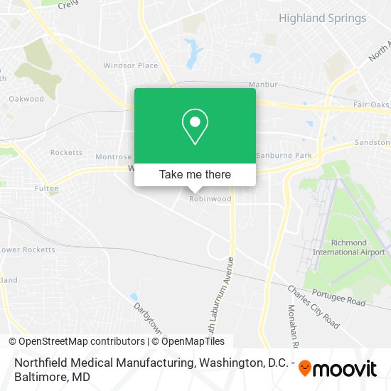 Mapa de Northfield Medical Manufacturing