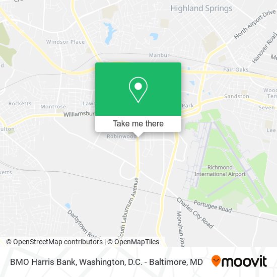 BMO Harris Bank map