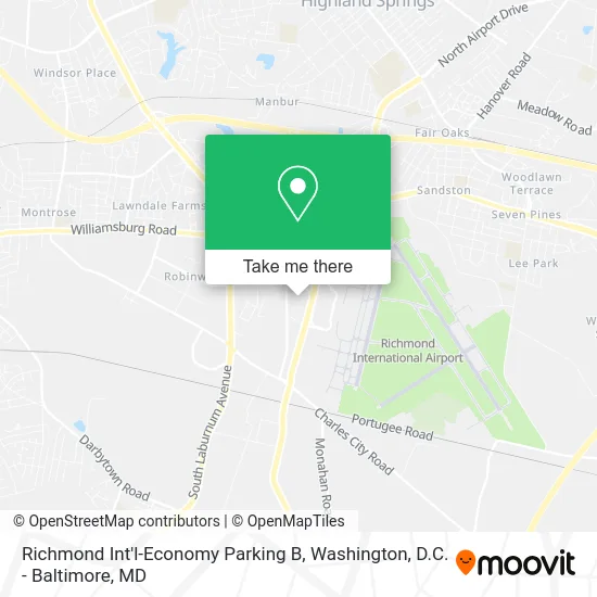 Richmond Int'l-Economy Parking B map