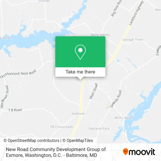 New Road Community Development Group of Exmore map