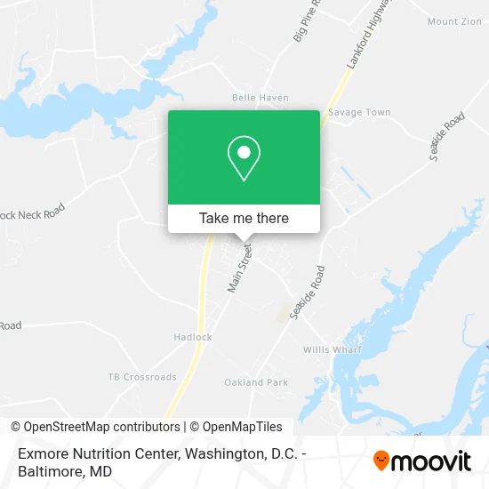 Exmore Nutrition Center map