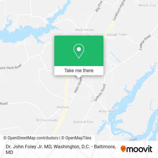 Dr. John Foley Jr. MD map