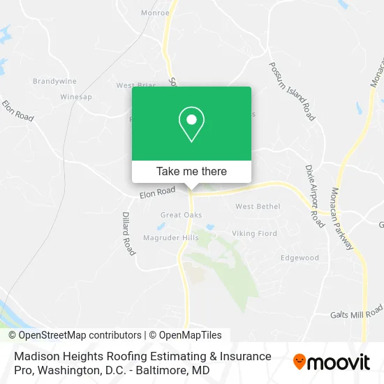 Madison Heights Roofing Estimating & Insurance Pro map