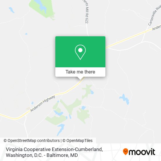 Virginia Cooperative Extension-Cumberland map