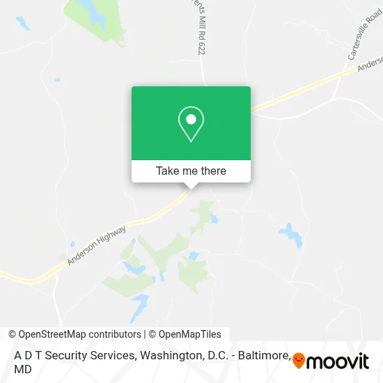 A D T Security Services map