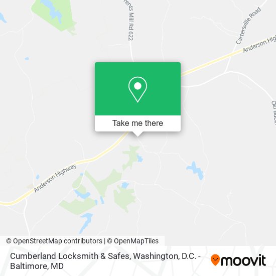 Mapa de Cumberland Locksmith & Safes