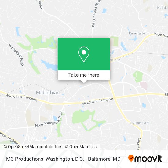 M3 Productions map