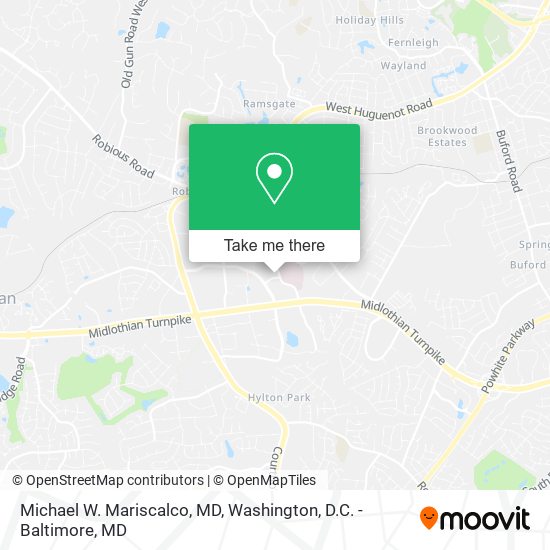 Michael W. Mariscalco, MD map