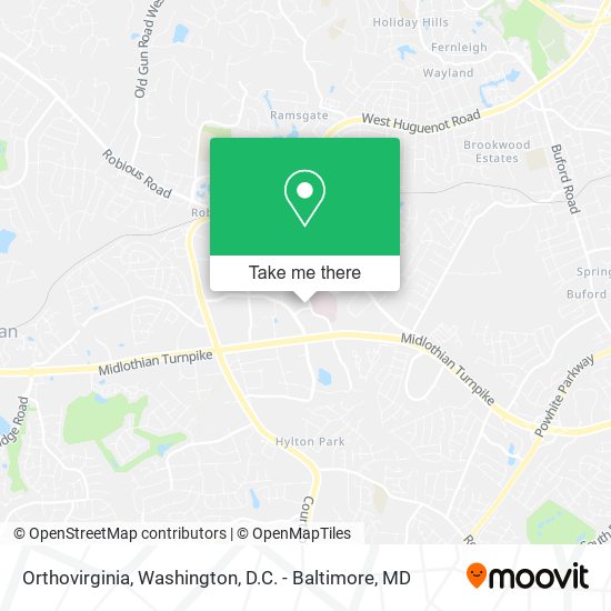 Orthovirginia map