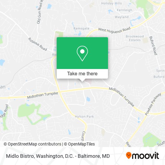 Midlo Bistro map