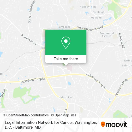 Legal Information Network for Cancer map