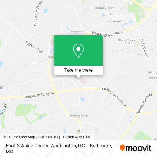 Foot & Ankle Center map