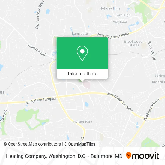 Heating Company map