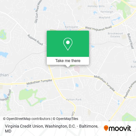 Mapa de Virginia Credit Union