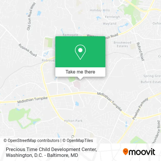 Precious Time Child Development Center map