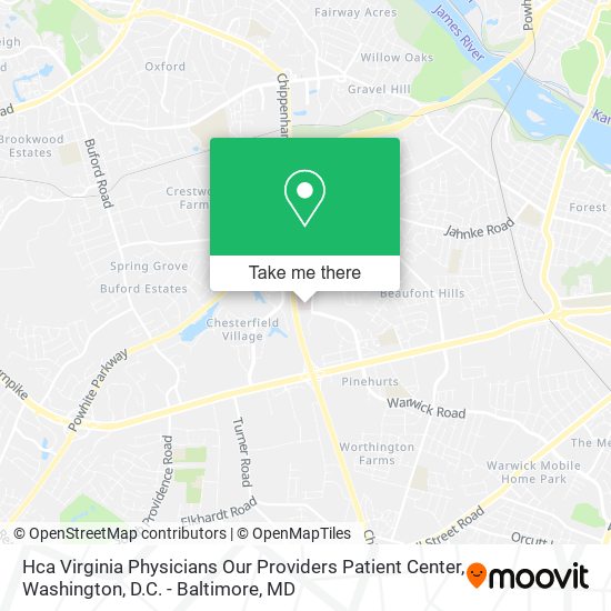 Hca Virginia Physicians Our Providers Patient Center map