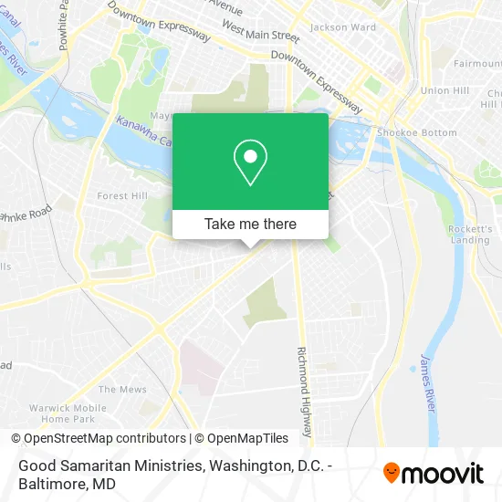 Mapa de Good Samaritan Ministries