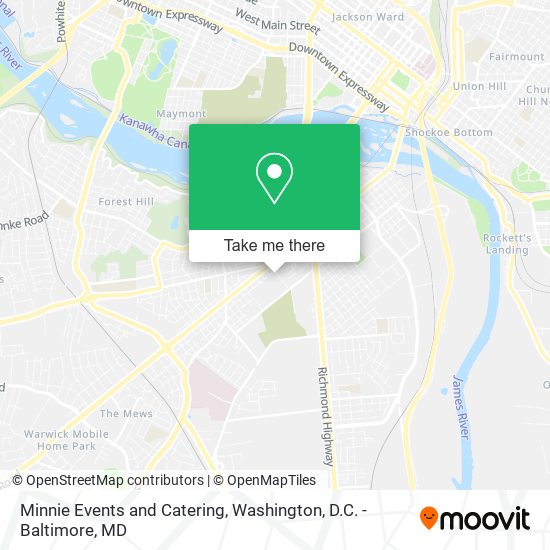 Minnie Events and Catering map