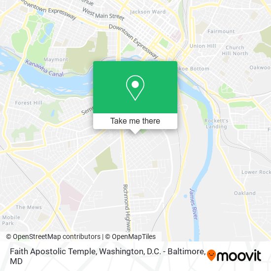 Faith Apostolic Temple map