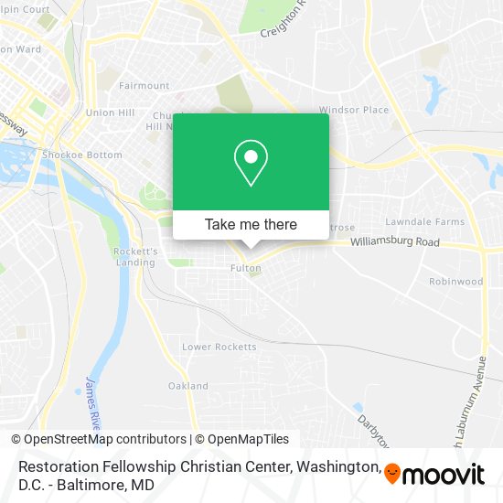 Restoration Fellowship Christian Center map