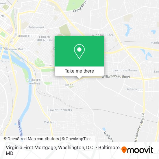 Mapa de Virginia First Mortgage