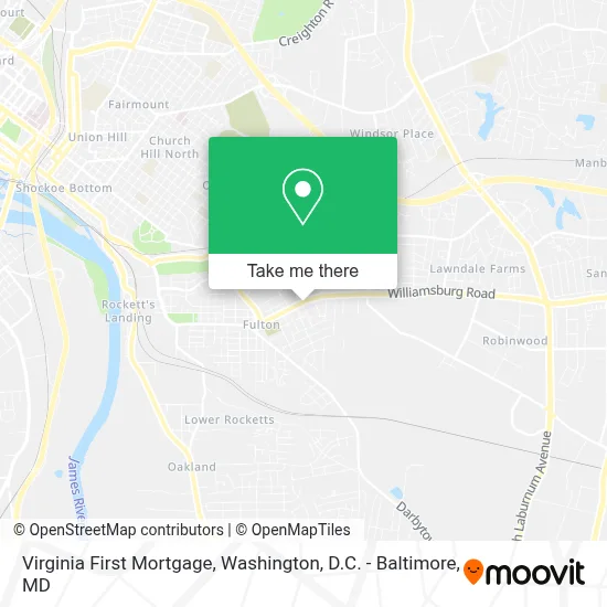 Virginia First Mortgage map