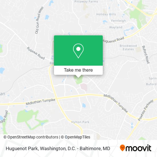 Huguenot Park map