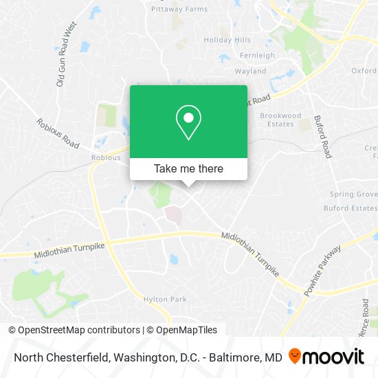 Mapa de North Chesterfield