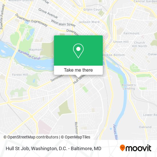 Hull St Job map