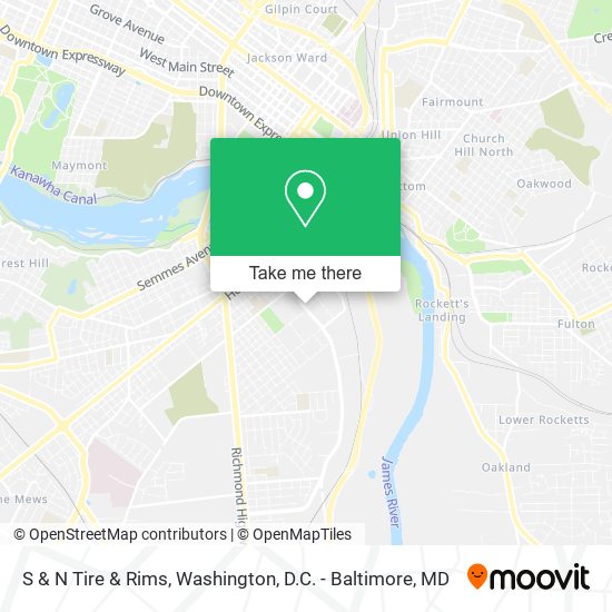 Mapa de S & N Tire & Rims