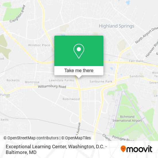 Exceptional Learning Center map