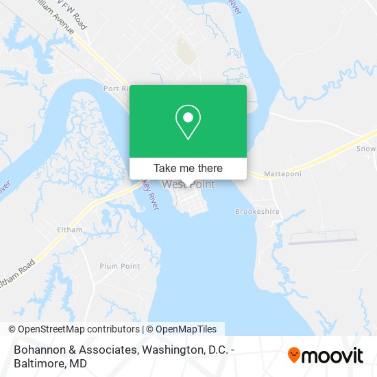 Bohannon & Associates map