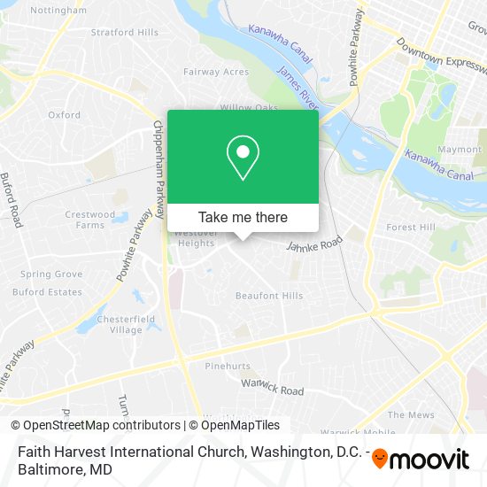 Faith Harvest International Church map