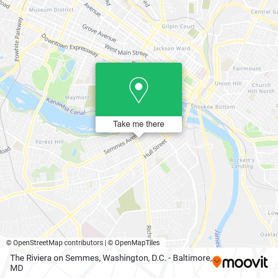 The Riviera on Semmes map