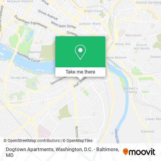 Dogtown Apartments map