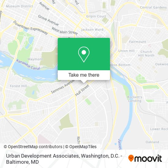 Urban Development Associates map
