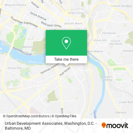 Mapa de Urban Development Associates