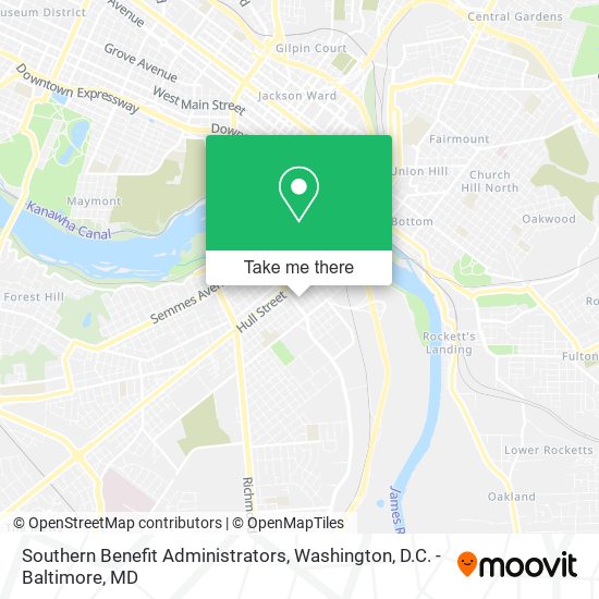 Mapa de Southern Benefit Administrators