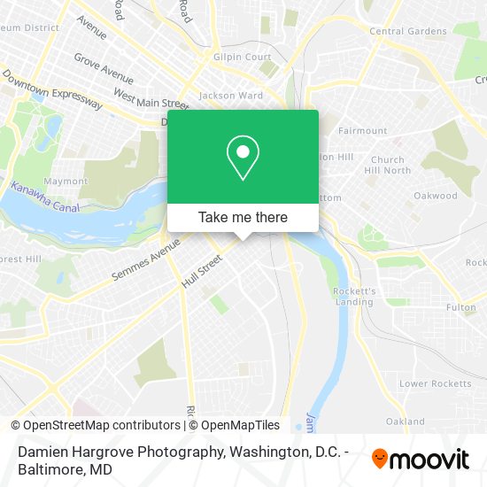 Damien Hargrove Photography map