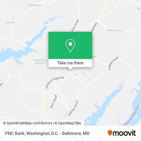 PNC Bank map