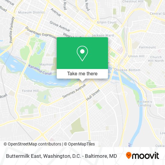 Mapa de Buttermilk East