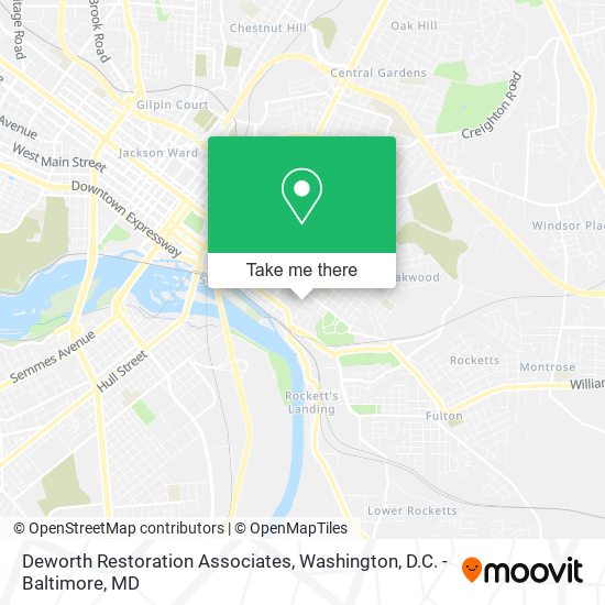Mapa de Deworth Restoration Associates