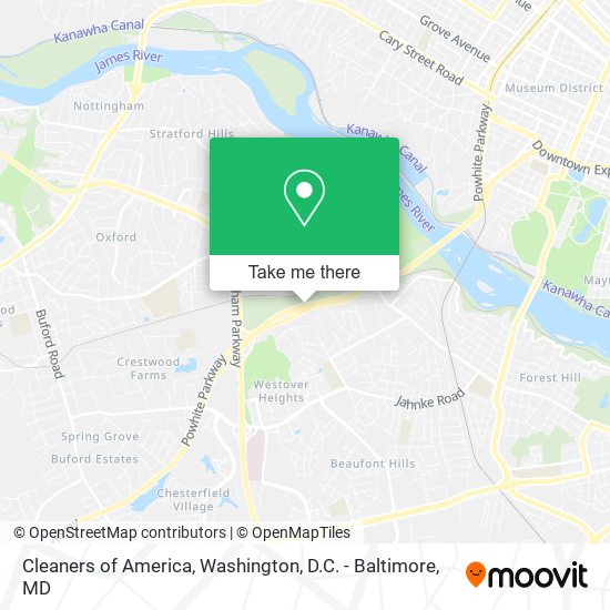 Cleaners of America map