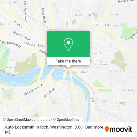 Auto Locksmith In Rich map