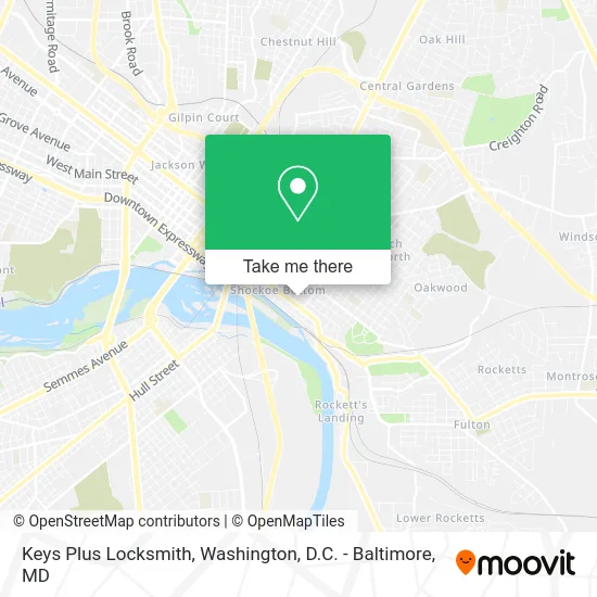 Keys Plus Locksmith map